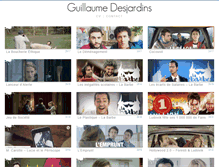 Tablet Screenshot of guillaumedesjardins.fr